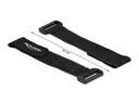 Delock Klettkabelbinder Schwarz 190 mm x 25 mm 5 Stück