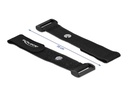 Delock Klettkabelbinder Schwarz 190 mm x 25 mm 5 Stück
