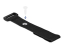 Delock Klettkabelbinder Schwarz 190 mm x 25 mm 5 Stück