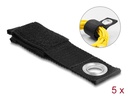 Delock Klettkabelbinder Schwarz 260 mm x 38 mm