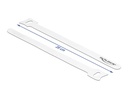 Delock Klettkabelbinder Weiss 200 mm x 12 mm 10 Stück