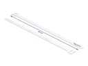 Delock Klettkabelbinder Weiss 300 mm x 12 mm 10 Stück