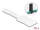 Delock Klettkabelbinder selbstklebend Weiss 90 mm x 24 mm