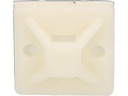 Max Hauri Befestigungssockel Weiss 29 mm x 29 mm