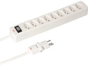Max Hauri Kabelbox mit Steckerleiste 9x T13 Weiss