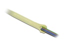 Delock Geflechtschlauch aus Aramid Fasern 2 m x 10 mm Gelb