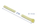 Delock Geflechtschlauch aus Aramid Fasern 2 m x 15 mm Gelb