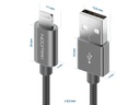 deleyCON USB 2.0-Kabel USB A - Lightning 0.15 m