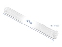 Delock Geflechtschlauch mit Klettverschluss 10 m x 19 mm Weiss