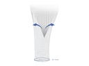 Delock Geflechtschlauch mit Klettverschluss 5 m x 19 mm Weiss
