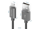 deleyCON USB 2.0-Kabel USB A - Lightning 0.5 m