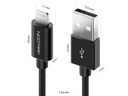 deleyCON USB 2.0-Kabel USB A - Lightning 1 m