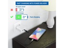 deleyCON USB 2.0-Kabel USB C - Lightning 0.15 m