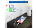 deleyCON USB 2.0-Kabel USB C - Lightning 0.15 m