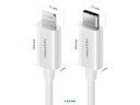 deleyCON USB 2.0-Kabel USB C - Lightning 0.15 m