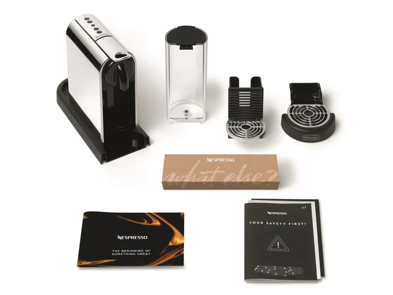 De'Longhi Kaffeemaschine Nespresso CitiZ Platinum EN220.M Silber