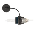 Delock Kabelverbinder RJ45 Buchse zu Cat.6A LSA 1 Stück, Blau