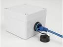 Delock Kabelverbinder RJ45 Buchse zu Cat.6A LSA 1 Stück, Blau