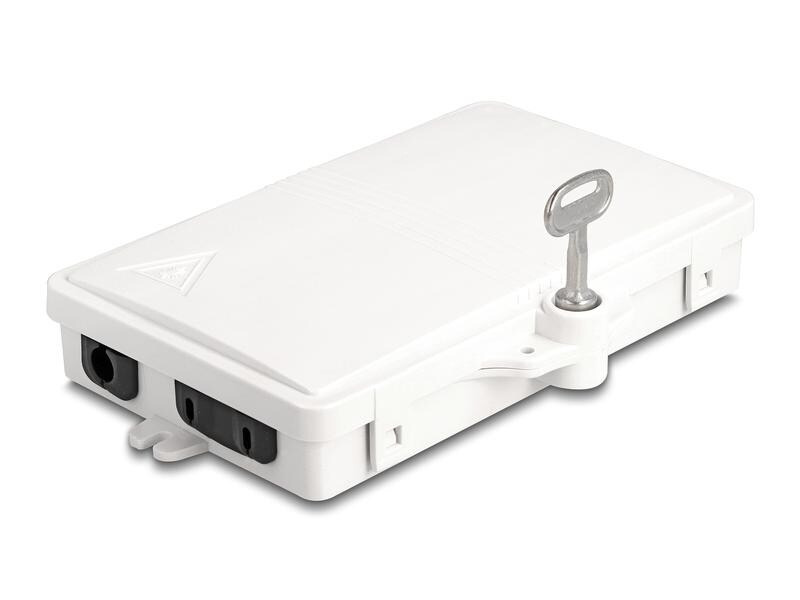 Delock LWL Verteilerbox IP65, 2 Port, Weiss