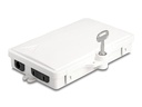 Delock LWL Verteilerbox IP65, 2 Port, Weiss