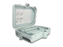 Delock LWL Verteilerbox IP65, 24 Port, Grau