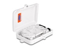 Delock LWL Verteilerbox IP65, 6 Port, Weiss