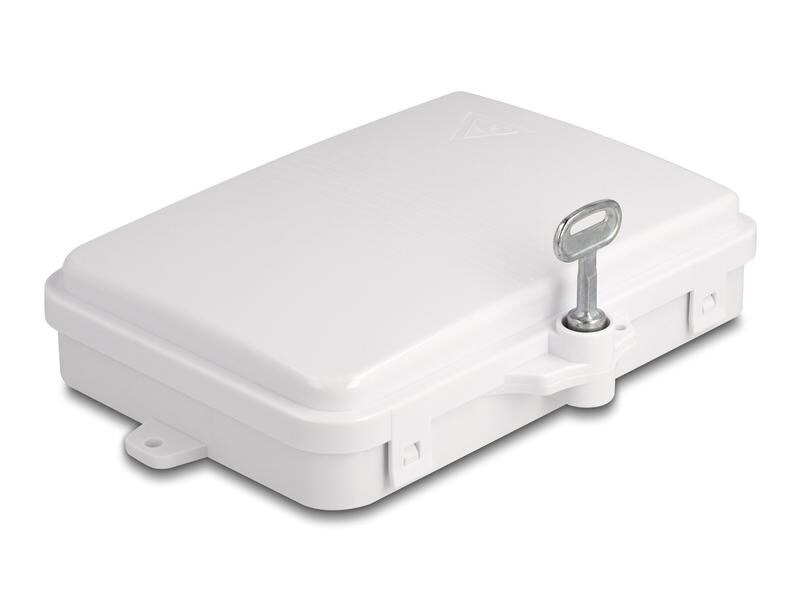 Delock LWL Verteilerbox IP65, 6 Port, Weiss