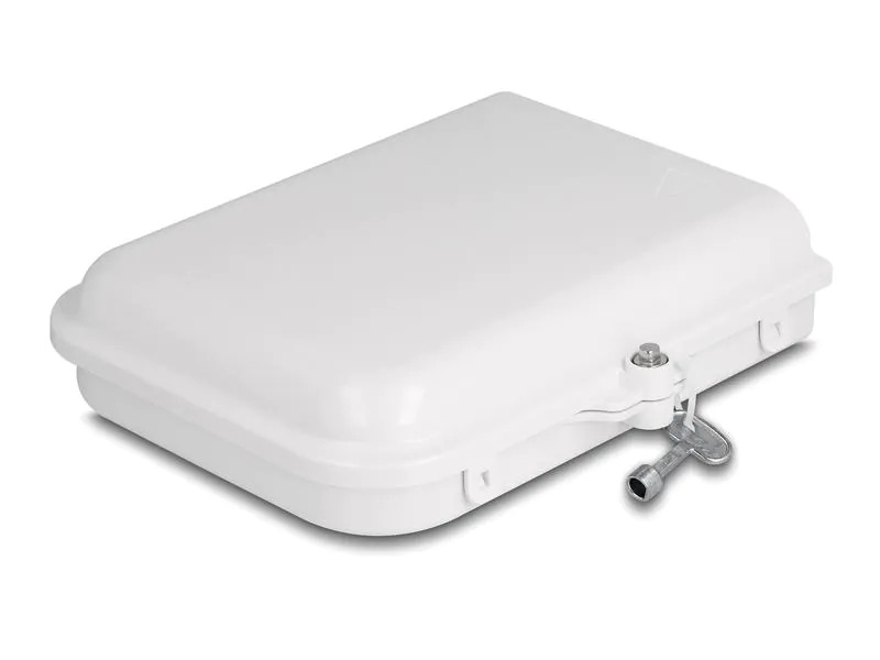 Delock LWL Verteilerbox IP65, 8 Port, Weiss