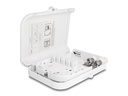 Delock LWL Verteilerbox IP65, 8 Port, Weiss
