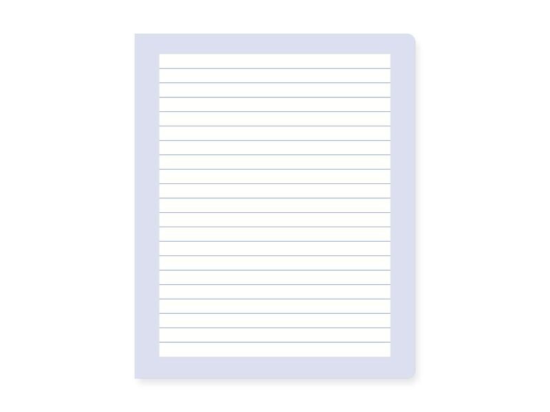 Formati Schulheft C.2 19.5 x 24 cm quart, Liniert, Blau