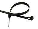 Max Hauri Kabelbinder Schwarz 300 mm x 7.5 mm