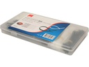 Max Hauri Kabelbinder Weiss/Schwarz 100 mm/190 mm x 2.5 mm/4.5 mm