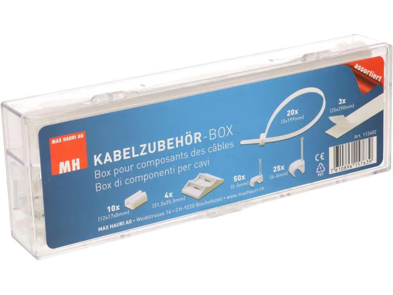Max Hauri Kabelbinder Zubehörbox