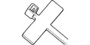 VR-Technics Kabelbinder 100 x 2.5 mm für Beschriftung
