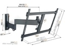 Vogel's Wandhalterung TVM 3645 Schwarz