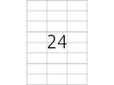 HERMA Vielzweck-Etiketten aus Folie 70 x 37 mm, 25 Blatt
