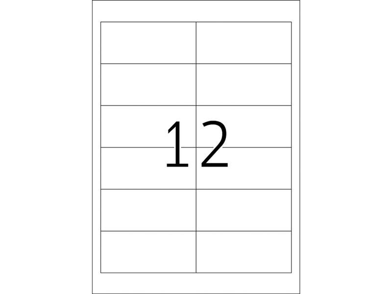 HERMA Vielzweck-Etiketten aus Folie 97 x 42.3 mm, 20 Blatt