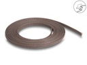 Delock Geflechtschlauch nagerfest, 2 m x 3 mm Braun