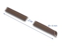 Delock Geflechtschlauch nagerfest, 2 m x 6 mm Braun