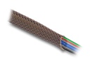 Delock Geflechtschlauch nagerfest, 2 m x 6 mm Braun