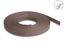 Delock Geflechtschlauch nagerfest, 5 m x 12 mm Braun