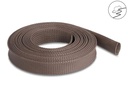 Delock Geflechtschlauch nagerfest, 5 m x 25 mm Braun