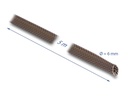 Delock Geflechtschlauch nagerfest, 5 m x 6 mm Braun