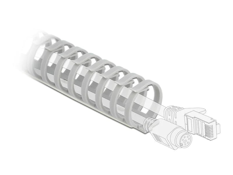 Delock Kabelkanal 35 x 30 mm 50 cm Grau