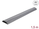 Delock Kabelkanal flexibel, 1.5 m x 70 mm Grau