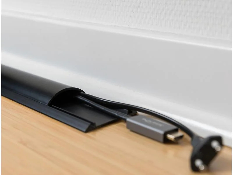 Delock Kabelkanal selbstklebend 1 m x 89 mm Schwarz