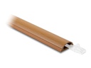 Delock Kabelkanal selbstklebend, Holzoptik 1 m x 30 mm Braun