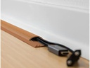 Delock Kabelkanal selbstklebend, Holzoptik 1 m x 30 mm Braun