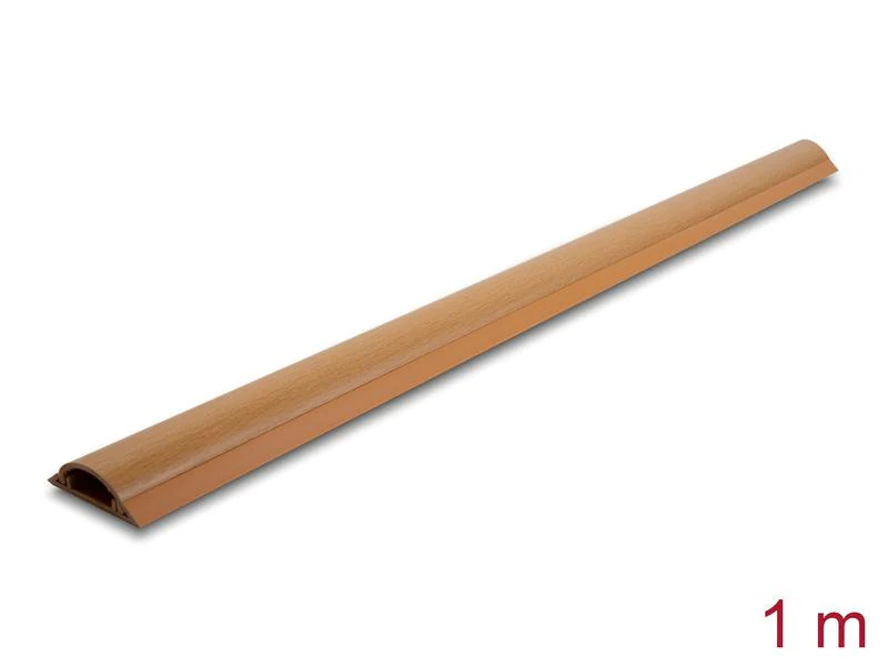 Delock Kabelkanal selbstklebend, Holzoptik 1 m x 50 mm Braun