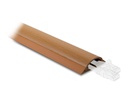 Delock Kabelkanal selbstklebend, Holzoptik 1 m x 50 mm Braun